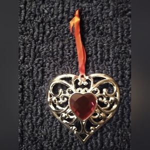 Lenox silver plated gemmed  tree ornament